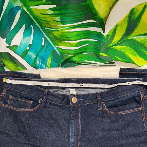 Banana Republic 31 Skinny Dark Wash Denim Fall Winter Slim Classic School Jeans - Picture 6 of 10